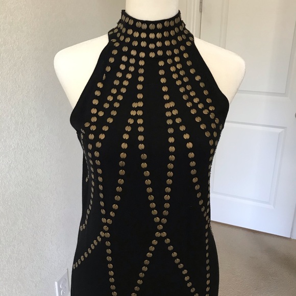 INC International Concepts Dresses & Skirts - INC Studded Knit High Neck Dress